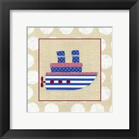 EJ's Steamship Framed Print