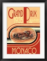 Printed Monaco 1935 Framed Print