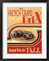 Printed French Grand Prix 1914 Fine Art Print