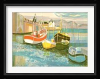Boats in Harbor II Giclee