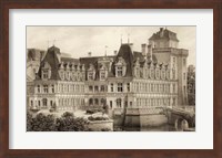 Sepia Chateaux IV Giclee