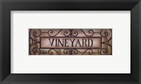 Vineyard Framed Print