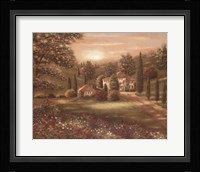 Evening in Tuscany II Fine Art Print