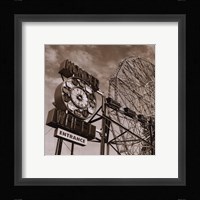 Wonder Wheel Framed Print
