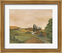 Sunny Tuscan Road Fine Art Print