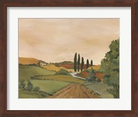 Sunny Tuscan Road Fine Art Print