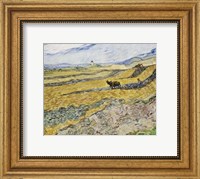 Enclosed Field with Ploughman Fine Art Print