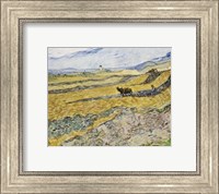 Enclosed Field with Ploughman Fine Art Print