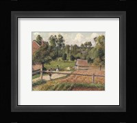 View from the Artist's Window, Eragny Fine Art Print