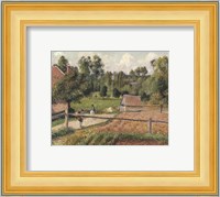 View from the Artist's Window, Eragny Fine Art Print