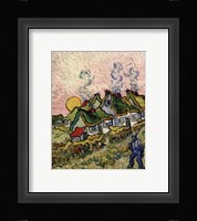 House and Figure, c.1890 Fine Art Print