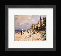 Beach at Trouville, c.1870 Fine Art Print