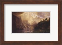 Among the Sierra Nevada, California, 1868 Fine Art Print