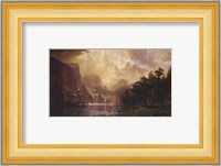 Among the Sierra Nevada, California, 1868 Fine Art Print