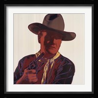 Cowboys & Indians: John Wayne 201/250, 1986 Framed Print