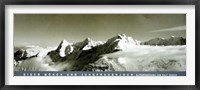 Alpenpanorama Schweiz Framed Print