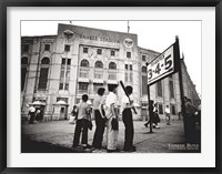 Yankee Boys, Yankee Stadium, Bronx Ny Fine Art Print