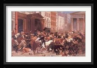 Bulls and Bears in the Market Fine Art Print