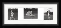 Marilyn's Workout (triptych) Fine Art Print