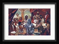 Black Leaders Last Supper Fine Art Print