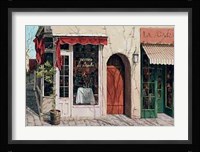 Bistro La Bouille Fine Art Print