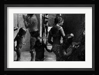 Showering After the Sun Fine Art Print