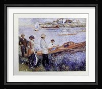 Oarsmen At Chateau Fine Art Print