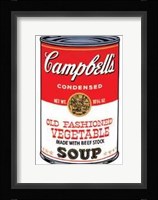 Campbell's Soup (Old Fashioned Veg) Framed Print