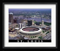St Louis, Missouri - Cardinals At Busch Fine Art Print