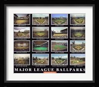 Major League Ballparks - National League Fine Art Print