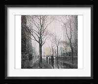 Plaza After the Rain Fine Art Print