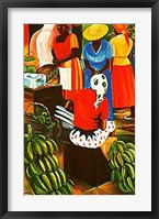 Banana Vendor (Le) Framed Print