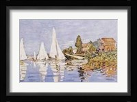 Boating At Argenteuil Fine Art Print