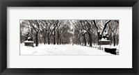 Central Park, Poet's Lane Fine Art Print