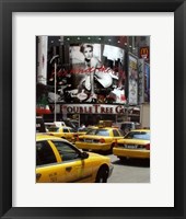 Yellow Cabs on Times Square Fine Art Print