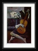 Old Guitarist Fine Art Print
