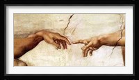 Creation of Adam (Detail) Fine Art Print