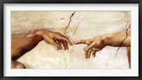 Creation of Adam (Detail) Fine Art Print