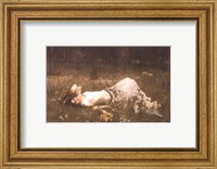 Ophelia (lying in the meadow), 1905 Fine Art Print