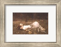 Ophelia (lying in the meadow), 1905 Fine Art Print