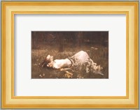 Ophelia (lying in the meadow), 1905 Fine Art Print