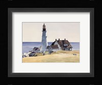 Lighthouse and Buildings, Portland Head, Cape Elizabeth, Maine, 1927 Fine Art Print