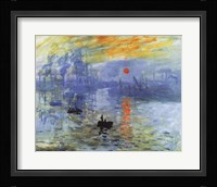 Impression, Sunrise, c.1872 Framed Print