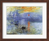 Impression, Sunrise, c.1872 Fine Art Print