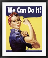 We Can Do It - Rosie The Riveter Fine Art Print
