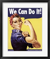 We Can Do It - Rosie The Riveter Fine Art Print