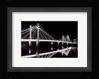 Albert Bridge At Night Fine Art Print
