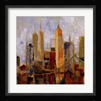 Metro Heights Detail I Framed Print