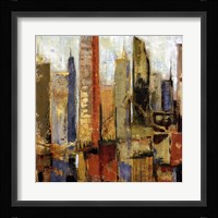 Metro Heights Detail II Framed Print
