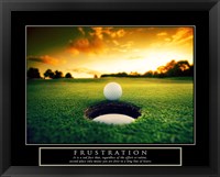 Frustration - Golf Ball Fine Art Print